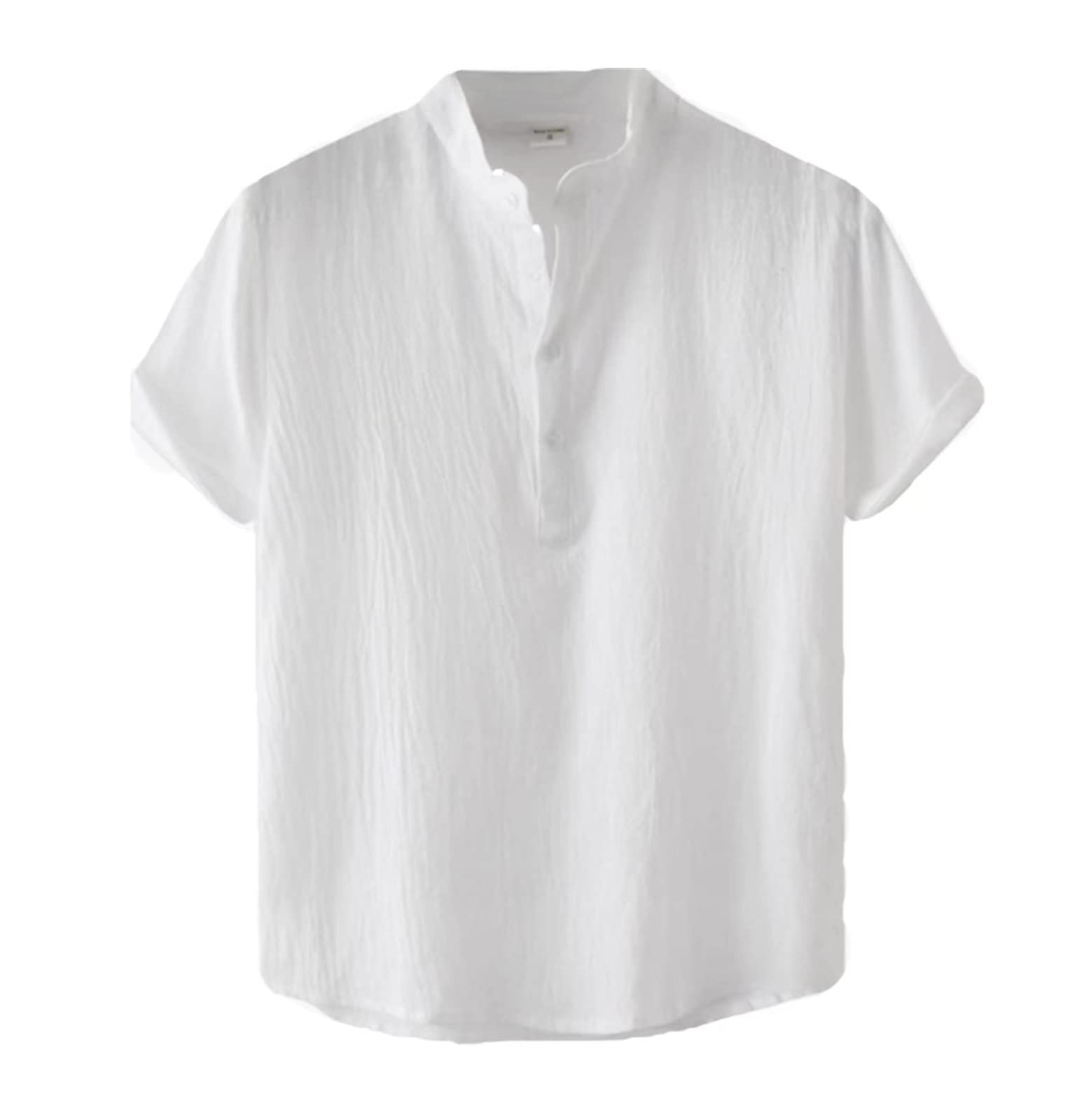 Chemise manche courte homme anti transpiration blanche avec deux poches