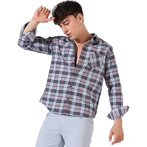 Image of Campus Sutra Men Button Regular Down Shirt