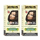 Indus Valley 100% Botanical 100% Organic Dark Brown Hair Color For Allergy Sufferers, Pregnant women, Lactating women & For sensitive skin people- 120 gm