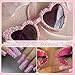 12000 Pcs Pink White Flatback Pearls and Rhinestones for Crafting, 3-5 mm Jelly Resin Rhinestones, Mixed Size Half Pearl Bedazzling Gems for Nail DIY Crafts Mugs Bottles Tumblers Clothes Makeup