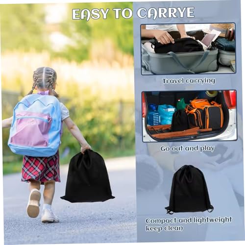 Asiento elevador inflable y portátil de viaje sin respaldo, pack de 2 con bolsa 2