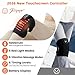Knee Massager with Heat and Red Light Therapy, 5000mAh Heated Knee Brace for Knee Pain Relief, 660&850nm Red Light Therapy Device for Knee with 6 Heat 6 Vibration Massage, Gifts for Seniors(Single)