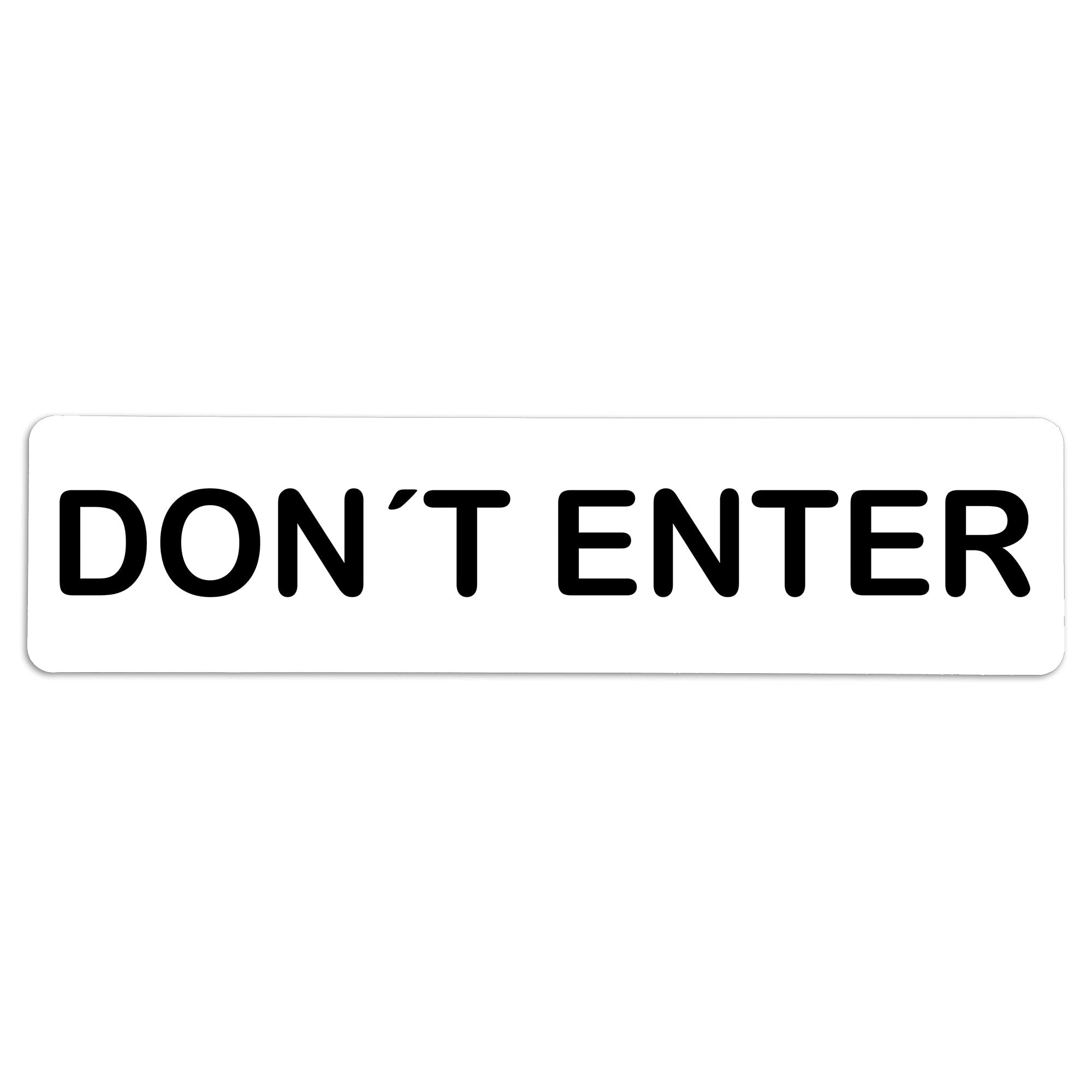 Becral® - Cartello adesivo in PVC EXIT | Targa porta in inglese | Segnale informativo | Cartello porta 200 x 50 mm