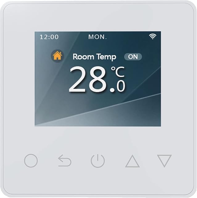 Underfloor Heating Thermostat Smart Temperature Controller Digital Proframmable Thermostat for Electric Floor Heating with WiFi