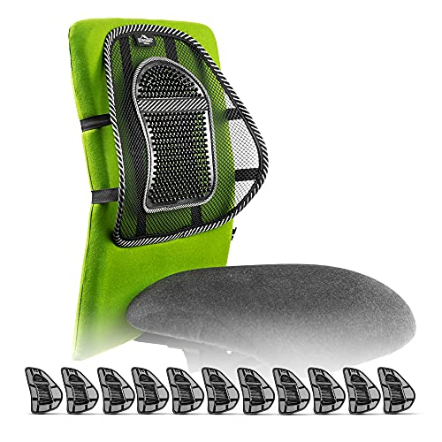 Soporte Lumbar para sillas de Oficina/ Coche / Casa - Calidad Alemana (Juego de 12 uds.) … Cover