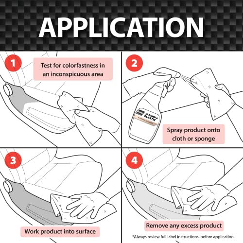 Malco Leather & Plastic Cleaner – Penetrates Deep To Remove Dirt, Grime And Oily Soils/Restores Leather, Plastic And Vinyl/Leaves Surfaces Clean, Shiny And Film-Free / 22 Oz. (100116) #TOP2