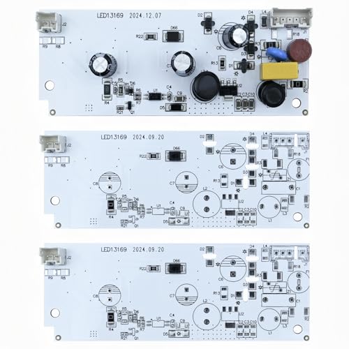 Upgraded W10515058 W10515057 LED Light PCB Board Compatible with Whirlpool Kenmore Maytag Refrigerators