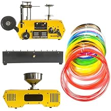3D Filament Recycler Machine, Filament Production Machine, 500g/H, Three Adjustable Wire Diameters, Tolerance 0.050 Mm, Extrusion and Winding 2 in 1, for DIY Enthusiasts and Professionals