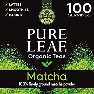 Pure Leaf 100% Organic Matcha Green Tea Powder for Green Tea Matcha Latte