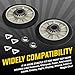 349241T Dryer Drum Roller Kit by Seentech - Exact fit for Whirlpool KENMORE SEARS clothes dryers - Replaces: AP3098345, 337089, 3389901, 3397588, 3397590, 340352