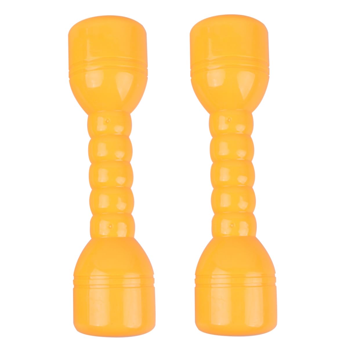1pair Ergonomic Plastic Dumbbells for Boys and Girls Lightweight Exercise Toy for Hand-eye Coordination for Dance and Birthday