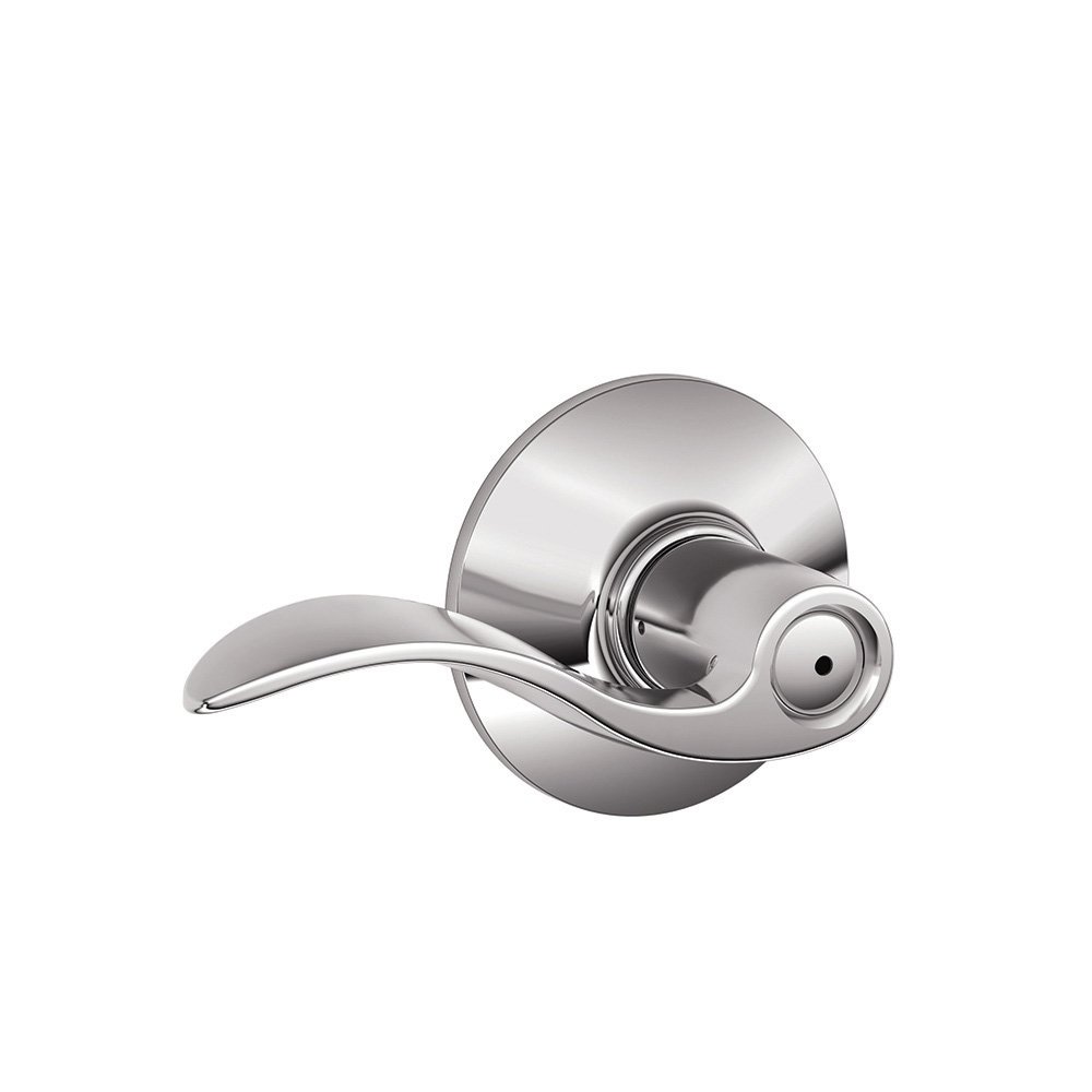 Schlage F40 ACC 625 Accent Door Lever, Bed & Bath Privacy