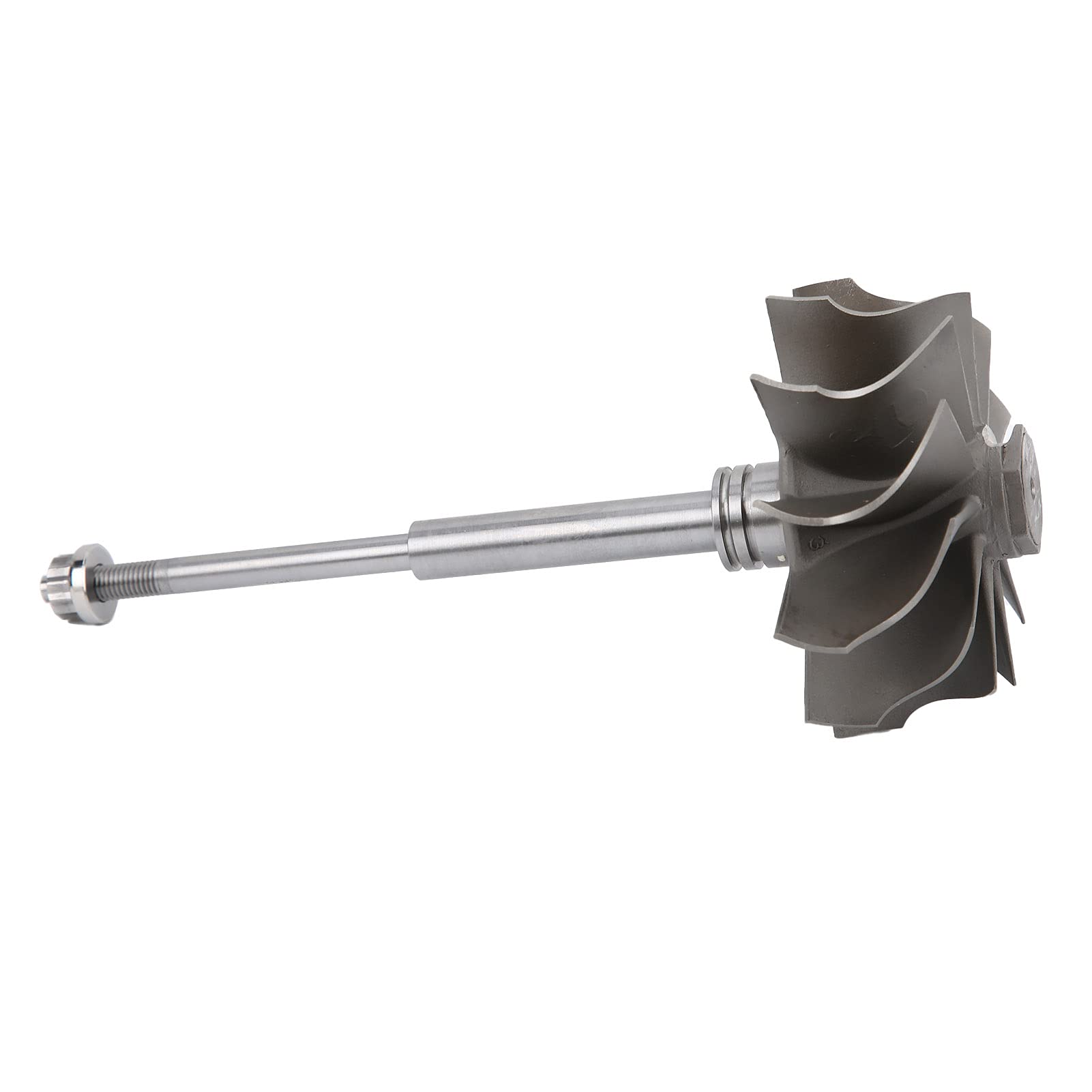 Kompressor‑Turbo‑Turbine‑Rad, 11 Schaufeln, Metall, H1C WH1C – kompatibler Ersatz für Garrett TO4/T04 Turbolader; hochdurchflussstarkes, präzisionsbalanciertes Rad für geringeren