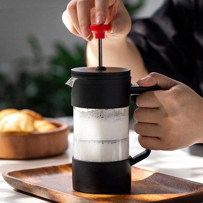Coffee Press Stainless Steel Coffee Pot Hand Brewed Cafetiere Press with Filter Double Wall Insulation Polish Process Pot Cup Pots(1000ml)