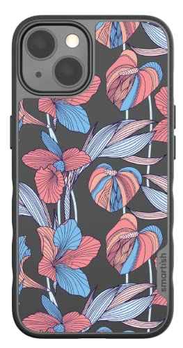 Smartish® iPhone 14 MagSafe Case - Gripmunk [Slim + MagSafe + Protective] - Oh Lily - Drop Tested 6FT - Wireless Charging - Floral Case for Women - Microfiber Lining - Fits Apple iPhone 14