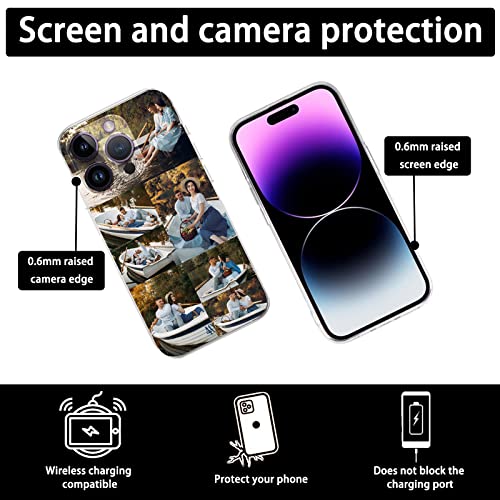 Custom Photo Phone Case Custom Personalized Picture Design Your Own Collage Phone Cover For Family Friends Couple Gift Compatible With Iphone 14 13 12 11 Pro Max Mini Xr Xs X(7 Photos) #TOP5