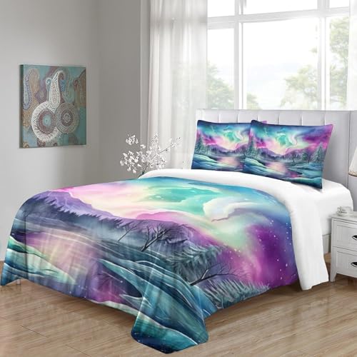 Housse de couette science-fiction Tour Eiffel 200x200 microfibre - 5
