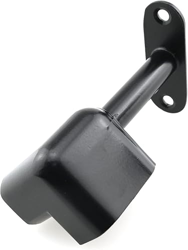 Miniatura 5 de HJGarden 2 piezas de esquina ovalada de 90 grados para armario de barra de armario, soporte de soporte de tubo, accesorios de armario, riel de ropa,