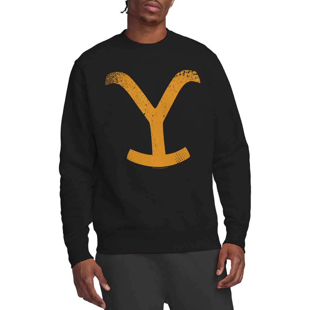 YELLOWSTONE Bluza sportowa Uniseks Yellowstone Large Brand Crew Sweatshirt