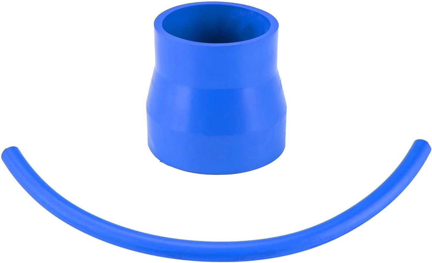 3" Universal Cold Air Intake Kit, Aluminum Car Air Intake Pipe Kit (Blue)