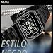 Imagen de Buithafu Nicoone Reloj Digital Casual para Hombre con Correa de Acero Inoxidable