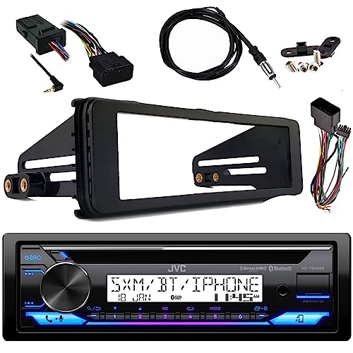 Radio JVC con Bluetooth y Kit de Instalación para Motos miniatura 1