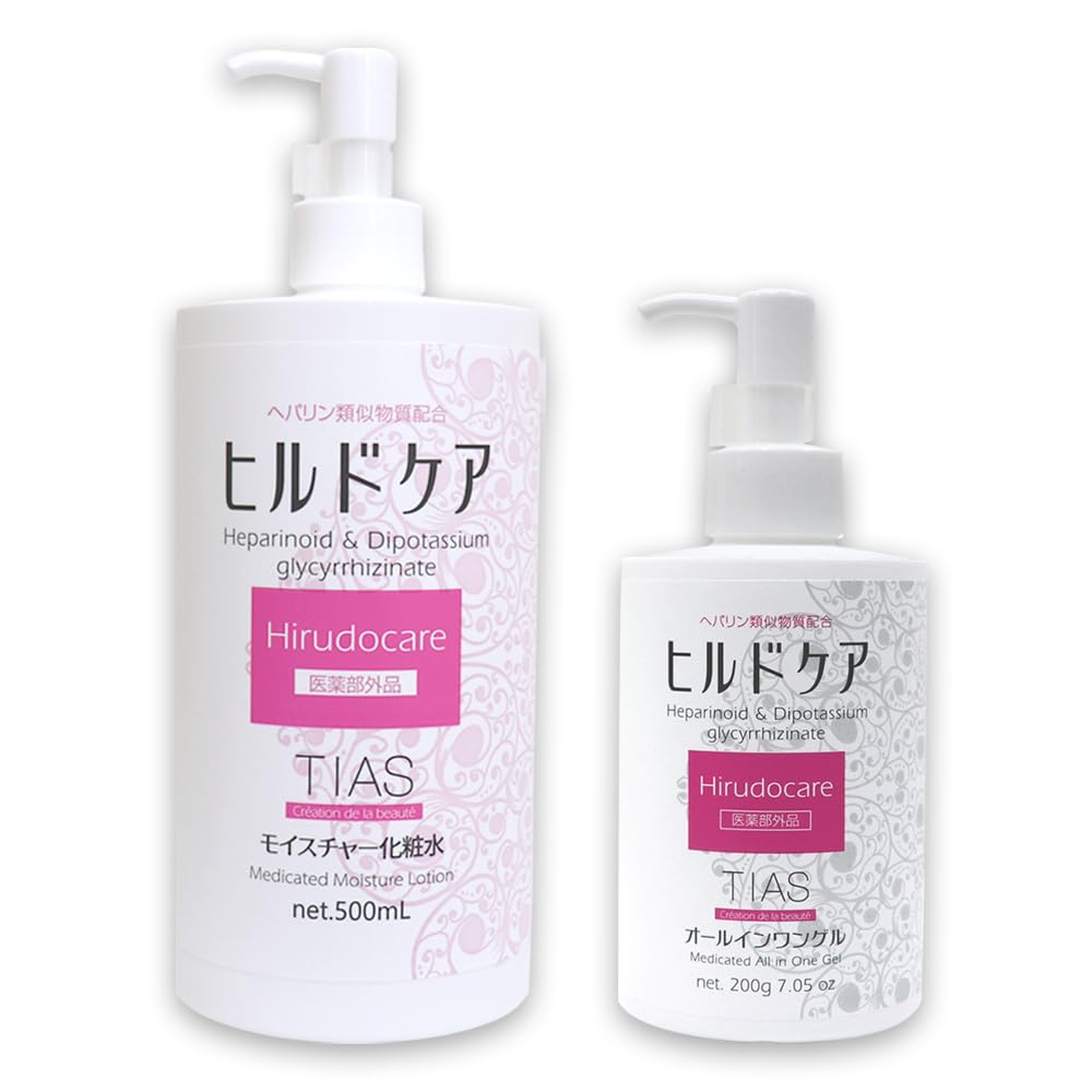 化粧水 500ml + オールインワンゲル 200g セット ヘパリン類似物質 ヒルドケア 医薬部外品 TIAS