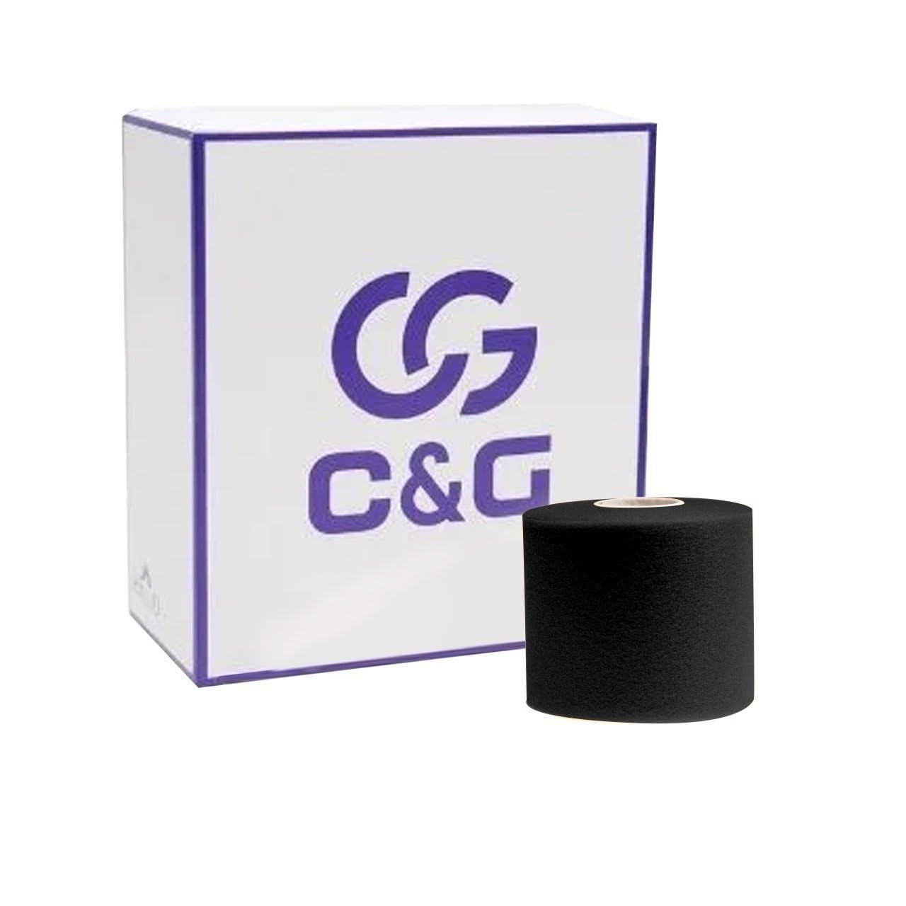 C&G アンダーラップ ブラック 70mm × 27m 4巻入 皮膚保護 アンダ…