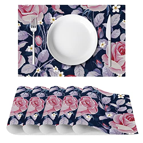 Sets de table roses en forme de fleur pour sublimer vos dîners - 3