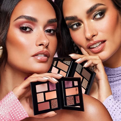 Too Faced Born This Way Natural Nudes Mini Eye Shadow Palette | High Pigment + Shimmer, 0.2 oz. Cold Smolder Nudes
