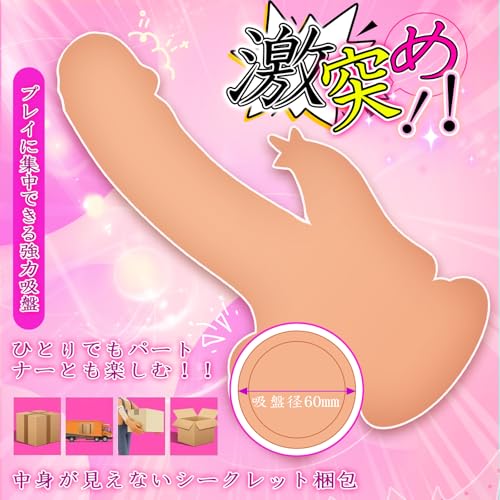 ディルド 電動 バイブ 女性用【7種強力舌舐め+10種類ピストン 振動+高速伸縮回転+遠隔操作】二点同時責め 全長20.5CM Gスポット刺激ピストン ローター 電マ バイブレーター リモコンバイブ 遠隔操作10M 强力吸盤付き 完全防水 大人のおもちゃ 電動マッサージ アダルトグッズ - 画像6