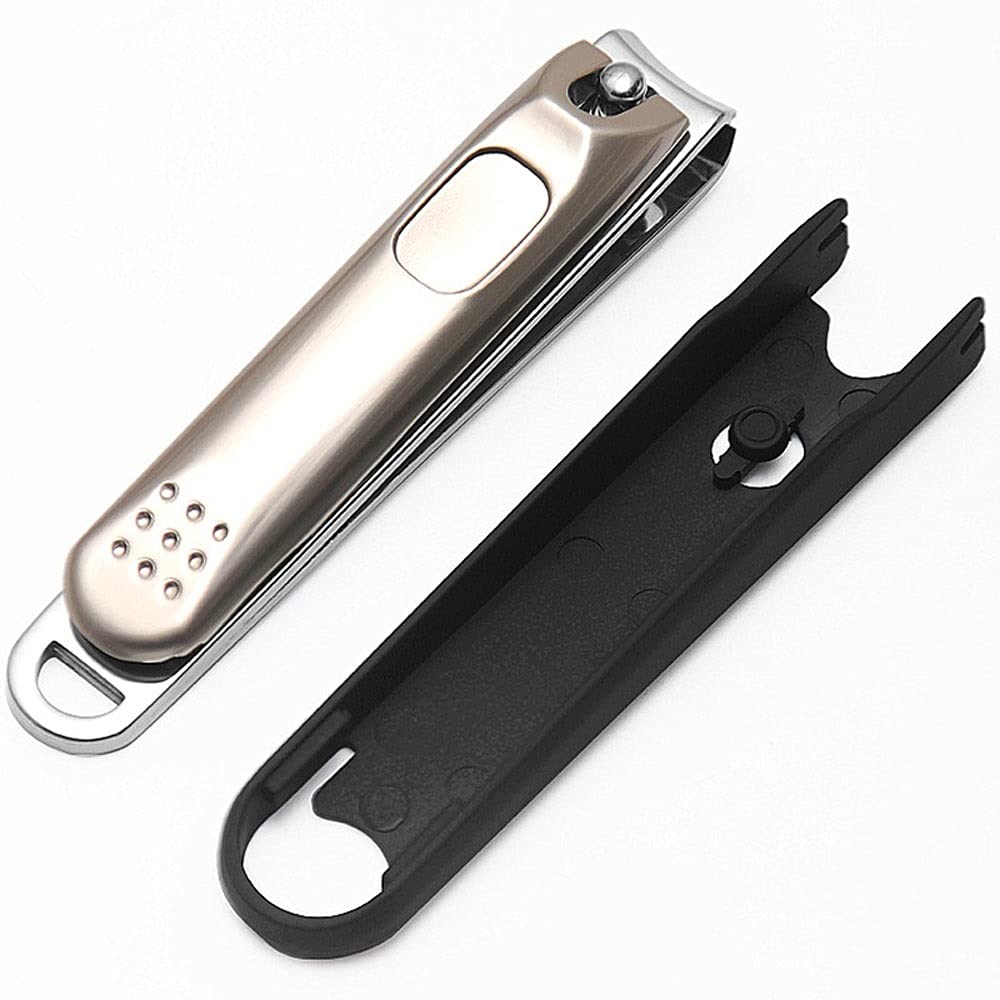 XIANGFAZJD Nagelschere Großer Kleiner Edelstahl-Nagel-Clipper-Fräser, professioneller Maniküre-Trimmer-Zehen-Nagelschneider, Haushaltsnagel-Klipper (Size : Large)