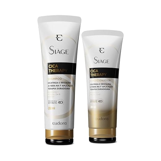 Eudora Kit Siàge Cica-Therapy: Shampoo 250ml + Condicionador 200ml