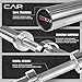 CAP Barbell 2' Solid Olympic Dumbbell Handle, No Collars, Chrome (New Version)