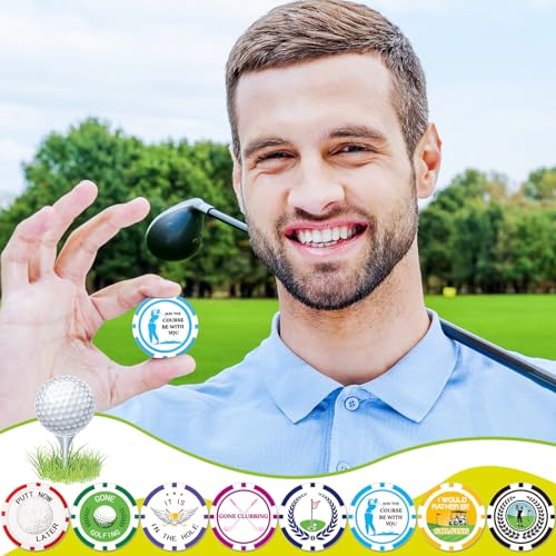 Sosation 24 Pcs Golf Ball Markers