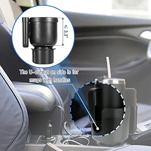 Expansor de Portavasos para Carro 2 en 1 con Soporte para Celular miniatura 4