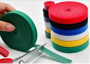 A1 Cırt Cırt Yapışkanlı Kablo Düzenleyici, 5 Metre Kablo Düzenleme Organizer Cırt Cırt Rulo 5 Metre (1 Adet)