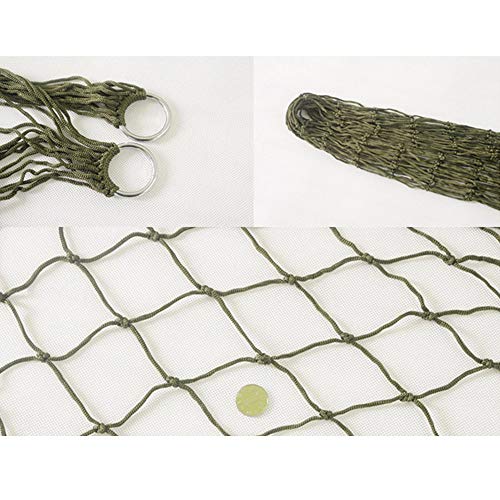 Maca, Romacci Esporte ao ar livre Rede de rede de malha Cama de nylon portátil Rede de acampamento c