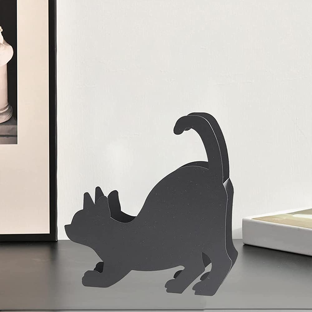 Supporto per Bobina di Zanzara, Innovativo Bruciatore di Incenso, Porta Spirali Antizanzare in Ferro, Forma di Gatto Decorazione per Scrivania, per Casa, Soggiorno, Patio, Esterno