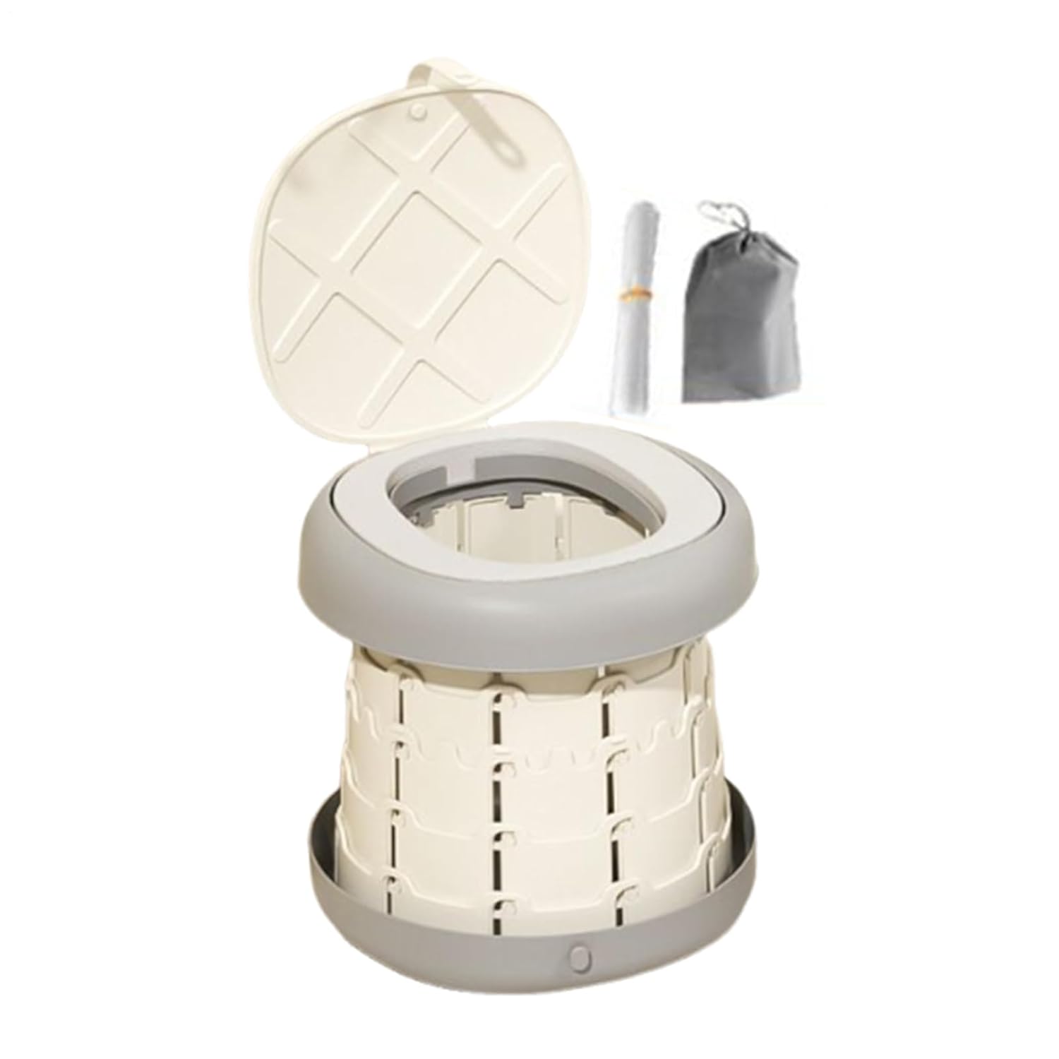 Kids Portable Potty - Foldable Potty Seat,Anti-Slip Seat with Trash Bag for Kids Girls Camping Travel Hotel Outdoor Playground Park Activities