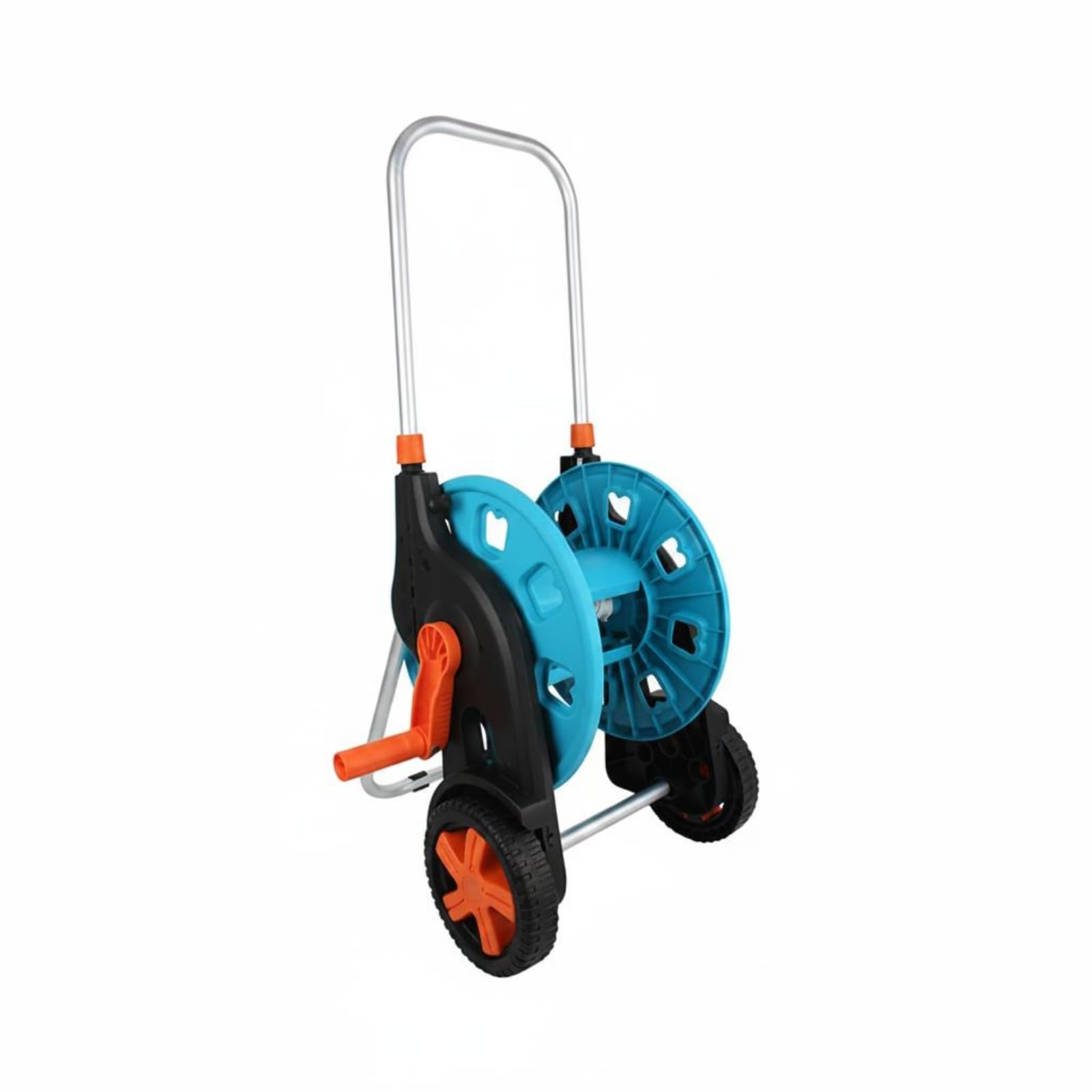 Beweglicher Gartenschlauchwagen mobiles Design fahrbarer Schlauchaufroller großes Fassungsvermögen Schlauchwagen für Garten, Außenbereich, Hof