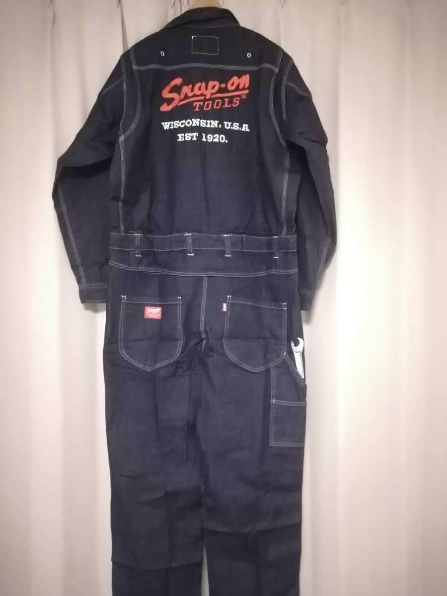 snap−on スナップオンつなぎ デニム Lサイズ snap−on スナップオン