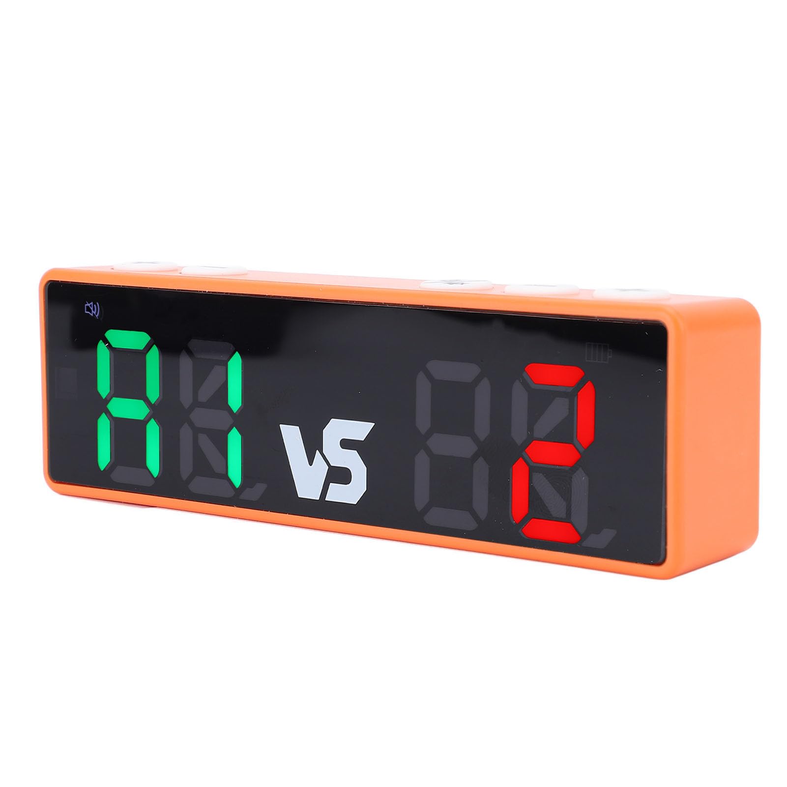Cryfokt Mini Marcador Digital Portátil, Zumbador Fuerte Recargable de 4 Dígitos para Actividades de Tablero de Juegos Deportivos