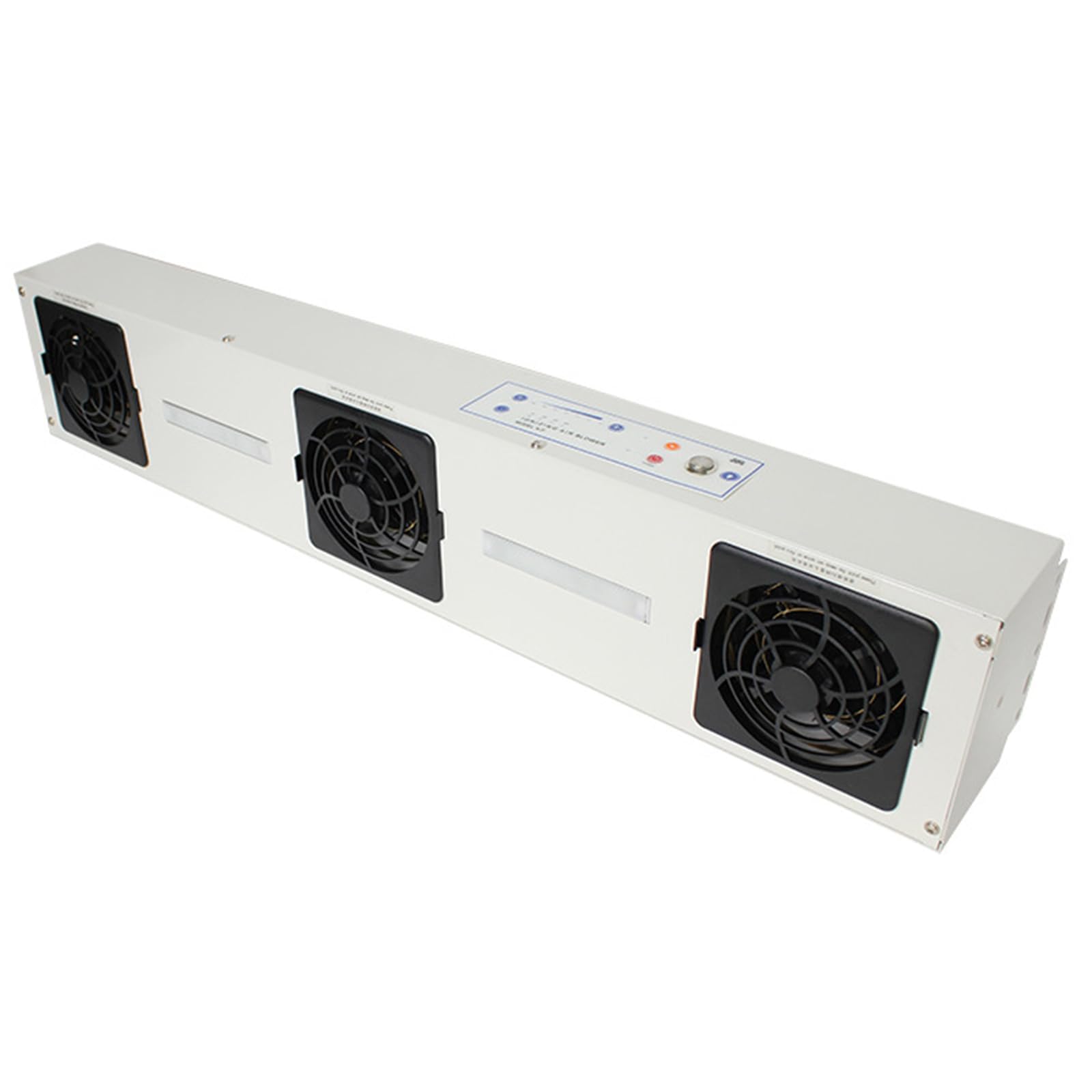 jcwwolk Anti Static Ionizer Fan, 3 Heads Intelligent Ionizing Air Blower, Ionizer Desktop Eliminator Fan, Airflow Area 80cmx60cm, Air Volume 45~330cfm, For Electronics Industry
