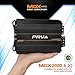PRV Audio MDX2000.4 2 Ohm Mini 4 Channel Car Audio Amplifier 4 x 500 Watts RMS at 2 Ohm - 2000 Watt 12 Volts Bridgeable Amp for Powersports, Motorcycles, ATV, for High Power Stereo Speaker Systems