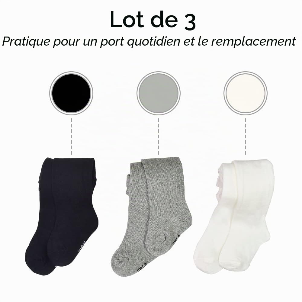 Collants tricotés en coton pour bébé fille (0-2 ans), leggings de danse pour bébé fille
