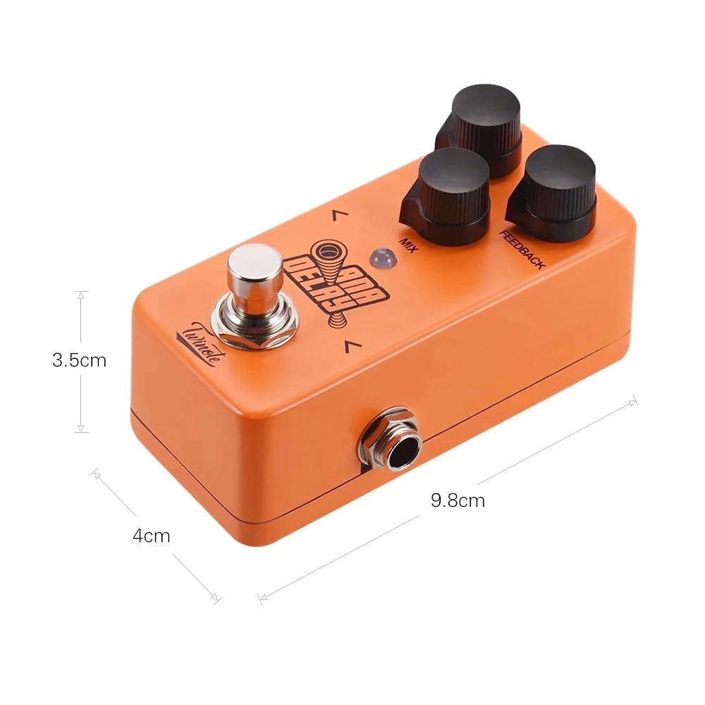 Amazon.com: TWINOTE Ana Delay Mini Electric Guitar Effect Pedal