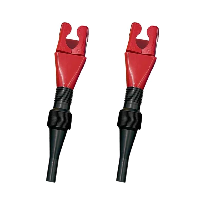 Funil Flexível para Combustível Automotivo UHANBUT com Mangueira Dobrável e Fecho, Vermelho