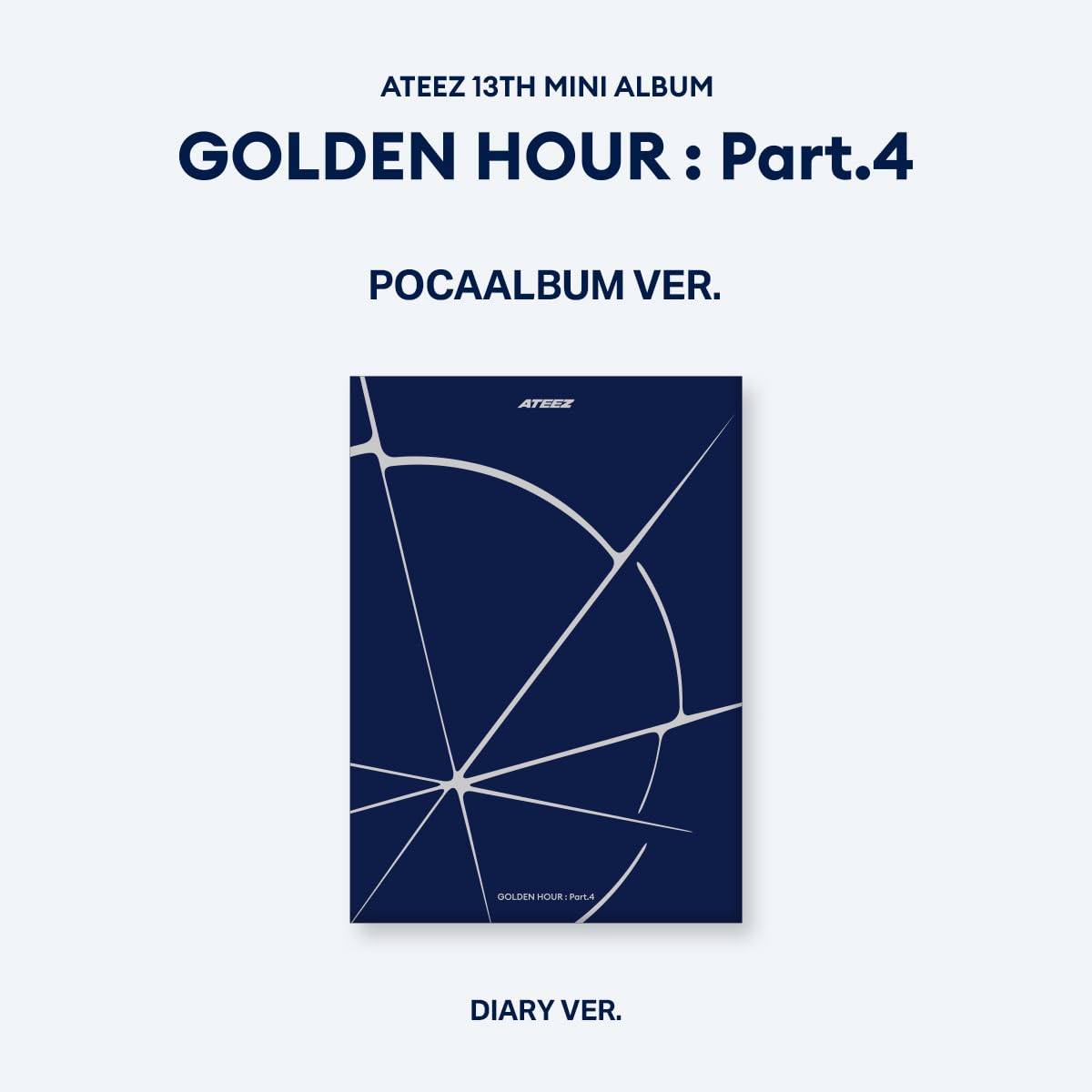 A-TEEZ - 13° mini album [GOLDEN HOUR Part.4] "Adrenaline" POCAALBUM (versione casuale)