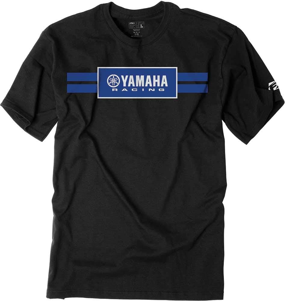 Unisex-Adult Yamaha Racing Stripes T-Shirt (,), 1 Pack